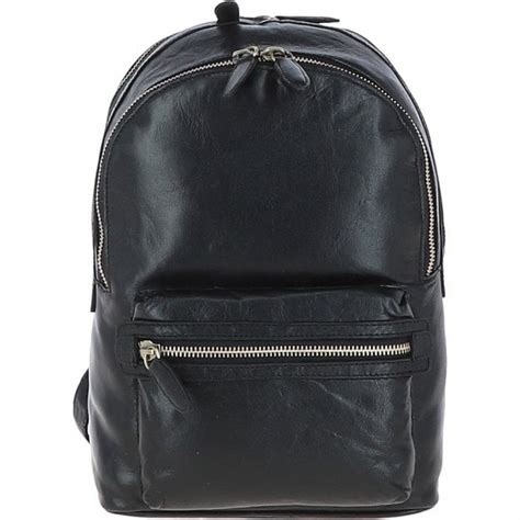 leather backpack unisex.